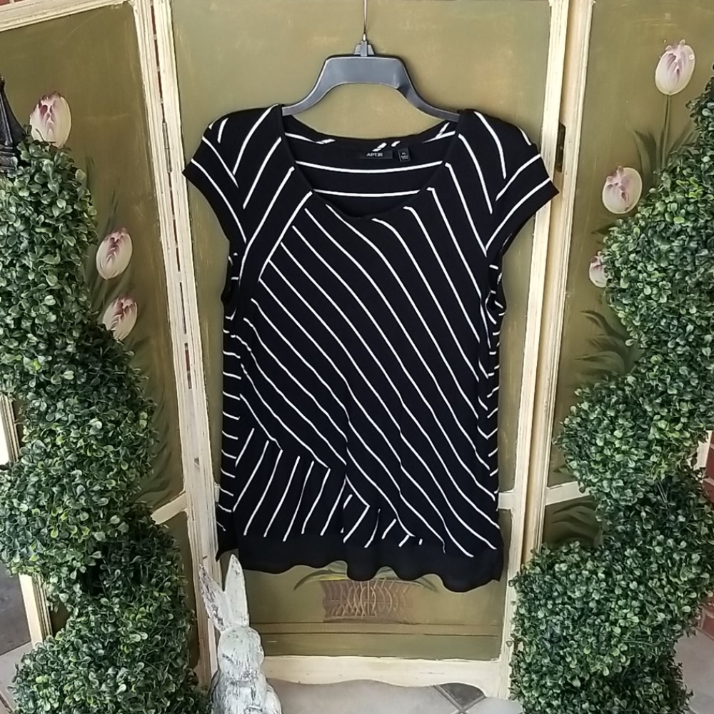 Striped Sleeveless Shirt